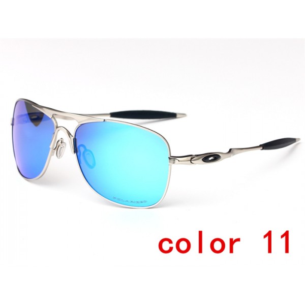 Oakley Crosshair Polarized Silver/Blue Sunglasses