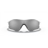 Oakley EVZero Path Low Bridge Fit Pearl White Frame Slate Iridium Lens Sunglasses