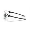 Oakley EVZero Path Low Bridge Fit Polished Black Frame Clear Lens Sunglasses