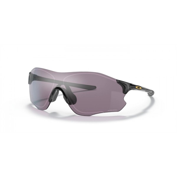 Oakley EVZero Path Low Bridge Fit Polished Black Frame Prizm Grey Lens Sunglasses