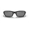 Oakley Fives Squared Polished Black Frame Black Iridium Polarized Lens Sunglasses