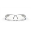 Oakley Flak 2.0 Low Bridge Fit Polished White Frame Clear Lens Sunglasses