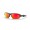 Oakley Flak 2.0 Low Bridge Fit Steel Frame Prizm Ruby Lens Sunglasses