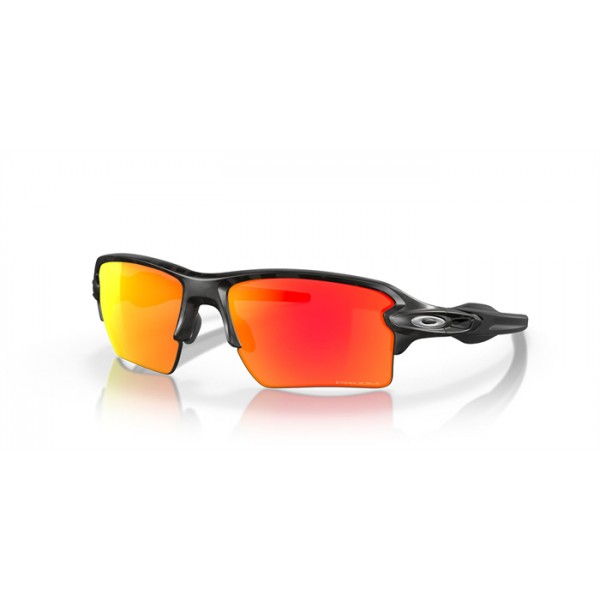 Oakley Flak 2.0 Xl Polished Black Camo Frame Prizm Ruby Lens Sunglasses