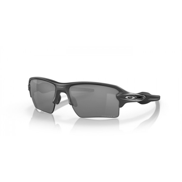 Oakley Flak 2.0 XL Steel Frame Prizm Black Polarized Lens Sunglasses