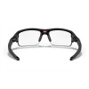 Oakley Flak Xs Youth Fit Polished Black Frame Clear Lens Sunglasses