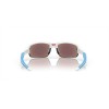 Oakley Flak XXS Youth Fit Polished White Frame Prizm Sapphire Lens Sunglasses