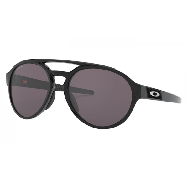 Oakley Forager Polished Black Frame Prizm Grey Lens Sunglasses