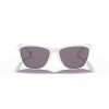 Oakley Frogskins Frogskins 35th Anniversary Low Bridge Fit Polished White Frame Prizm Grey Lens Sunglasses