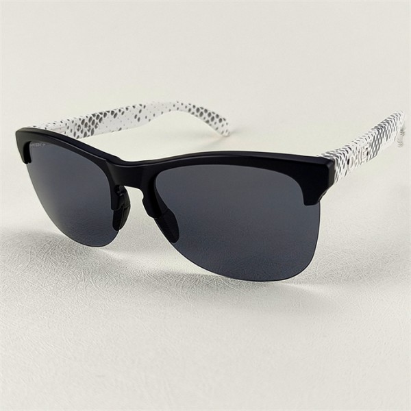 Oakley Frogskins Black White Frame Prizm Black Lense Sunglasses
