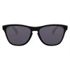 Oakley Frogskins Xs Youth Fit Polished Black Frame Prizm Grey Lens Sunglasses