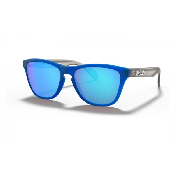 Oakley Frogskins Xs Youth Fit Matte Translucent Sapphire Frame Prizm Sapphire Lens Sunglasses