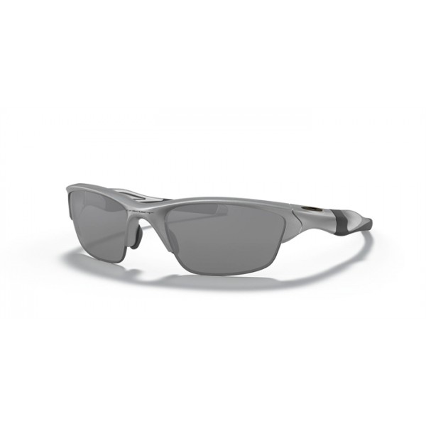 Oakley Half Jacket 2.0 Low Bridge Fit Silver Frame Slate Iridium Lens Sunglasses