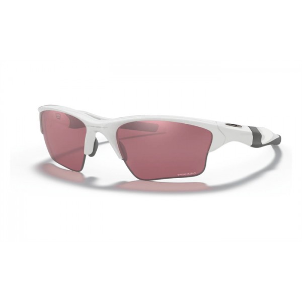 Oakley Half Jacket 2.0 Xl Polished White Frame Prizm Dark Golf Lens Sunglasses