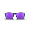 Oakley Holbrook Low Bridge Fit Matte Black Frame Prizm Violet Lens Sunglasses