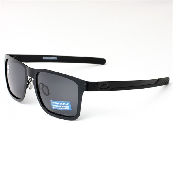 Oakley Holbrook Metal Black Frame Polarized Black Lense Sunglasses