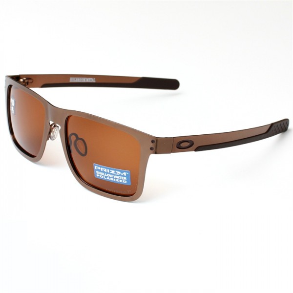 Oakley Holbrook Metal Brown Frame Polarized Brown Lense Sunglasses
