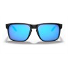 Oakley Holbrook Polished Black Tortoise Frame Prizm Sapphire Lens Sunglasses