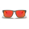 Oakley Holbrook Xs Youth Fit Matte Grey Ink Frame Prizm Ruby Lens Sunglasses