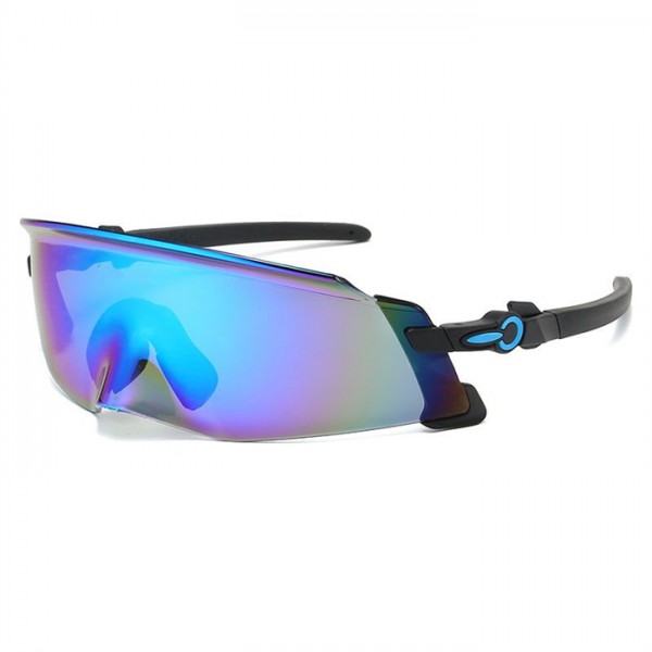 Oakley Kato Black Frame Purple Blue Lens Sunglasses