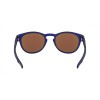 Oakley Latch Low Bridge Fit Grid Collection Matte Translucent Blue Frame Prizm Sapphire Lens Sunglasses
