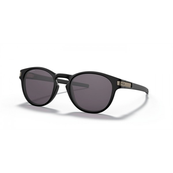 Oakley Latch Low Bridge Fit Matte Black Frame Prizm Grey Lens Sunglasses