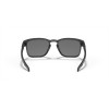 Oakley Latch Square Low Bridge Fit Matte Black Ink Frame Prizm Black Polarized Lens Sunglasses