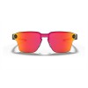 Oakley Lugplate Polished Black Frame Prizm Ruby Lens Sunglasses