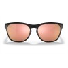 Oakley Manorburn Polished Black Frame Prizm Rose Gold Lens Sunglasses