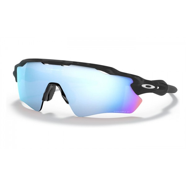 Oakley Radar Ev Path Matte Black Camo Frame Prizm Deep Water Polarized Lens Sunglasses