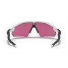 Oakley Radar Ev Pitch Polished White Frame Prizm Field Lens Sunglasses
