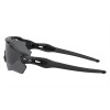 Oakley Radar Ev Xs Path Youth Fit Polished Black Frame Prizm Black Polarized Lens Sunglasses