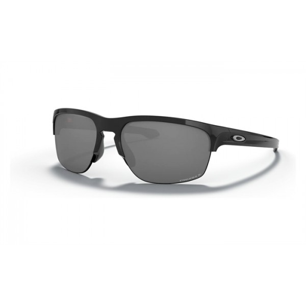 Oakley Sliver Edge Polished Black Frame Prizm Black Polarized Lens Sunglasses