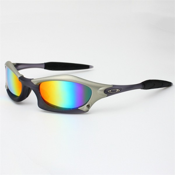 Oakley Splice Black Frame Polarized Colorful Lense Sunglasses