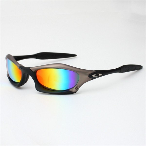 Oakley Splice Gold Frame Polarized Colorful Lense Sunglasses