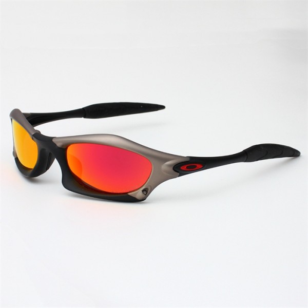 Oakley Splice Gold Frame Polarized Ruby Lense Sunglasses