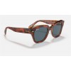 Ray Ban State Street Collection Online Exclusives RB2132 Blue Classic Havana On Transparent Beige Sunglasses
