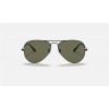 Ray Ban Aviator Classic RB3025 Green Classic G-15 Black Sunglasses