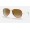 Ray Ban Aviator Full Color Legend RB3025 Light Brown Gradient Red Sunglasses