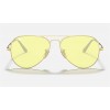Ray Ban Aviator Metal II RB3689 Gold Frame Yellow/Light Red Photochromic Evolve Lens Sunglasses