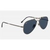 Ray Ban Aviator Titanium RB8125 Blue Classic Pewter Sunglasses