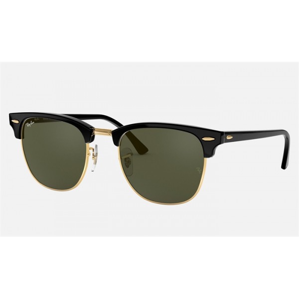 Ray Ban Clubmaster Classic RB3016 Classic G-15 + Black Frame Green Classic G-15 Lens Sunglasses