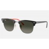 Ray Ban Clubmaster Collection Online Exclusives RB3016 Grey Black Sunglasses