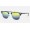 Ray Ban Clubmaster Double Bridge RB3816 Mirror + Blue Frame Blue Mirror Lens Sunglasses