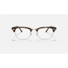 Ray Ban Clubmaster Optics RB5154 Demo Lens + Brown Frame Clear Lens Sunglasses