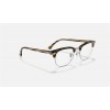 Ray Ban Clubmaster Optics RB5154 Demo Lens + Brown Frame Clear Lens Sunglasses