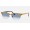 Ray Ban Clubmaster Oval RB3946 + Wrinkled Beige Frame Light Blue Lens Sunglasses