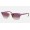 Ray Ban Clubmaster RB4354 + Light Violet Frame Pink Lens Sunglasses