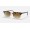 Ray Ban Clubmaster Square RB3916 Gradient + Pink Havana Frame Light Brown Gradient Lens Sunglasses