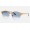 Ray Ban Clubround Marble RB4246 + Wrinkled Beige Frame Light Blue Lens Sunglasses